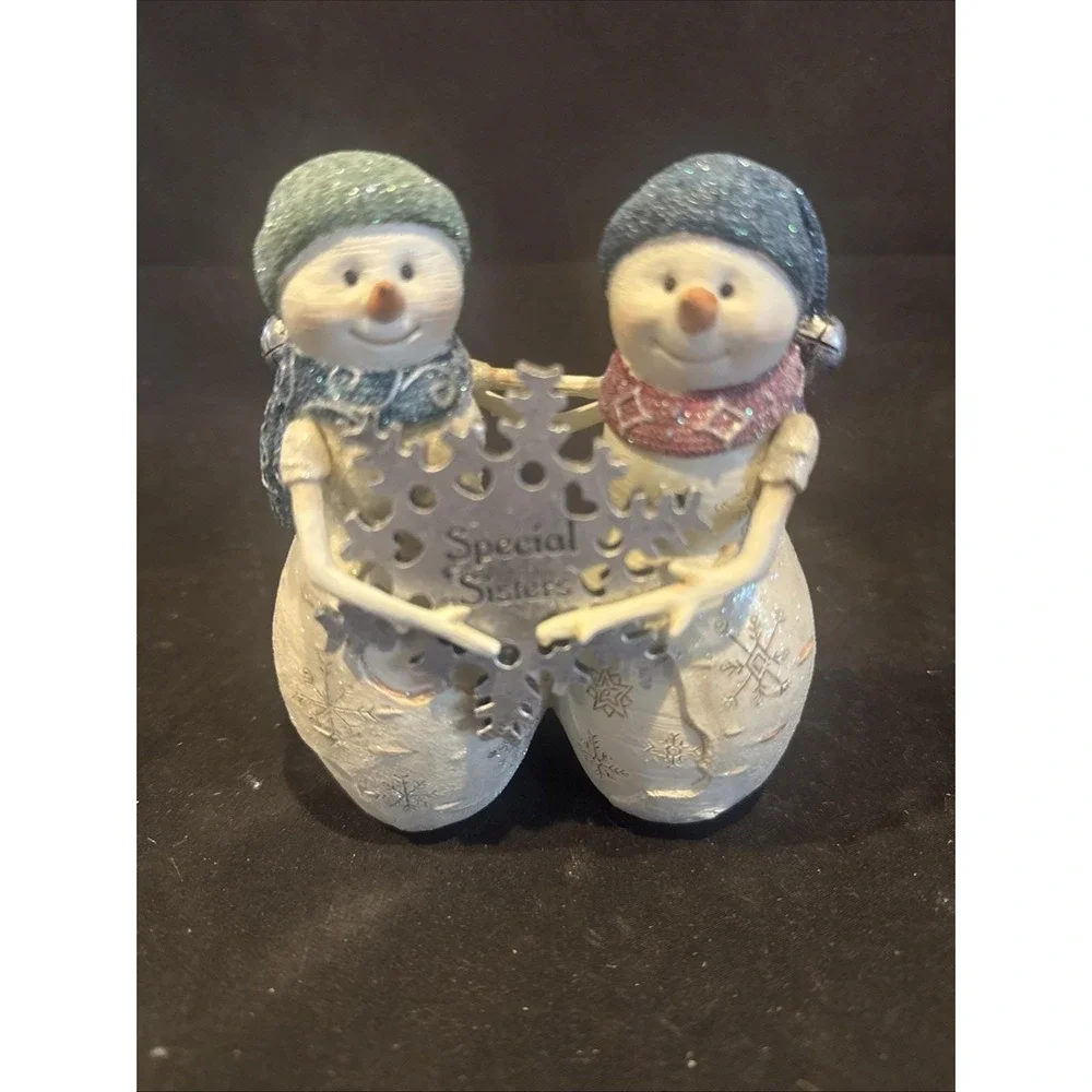 Birch Hearts Snowman Figurines #81146 